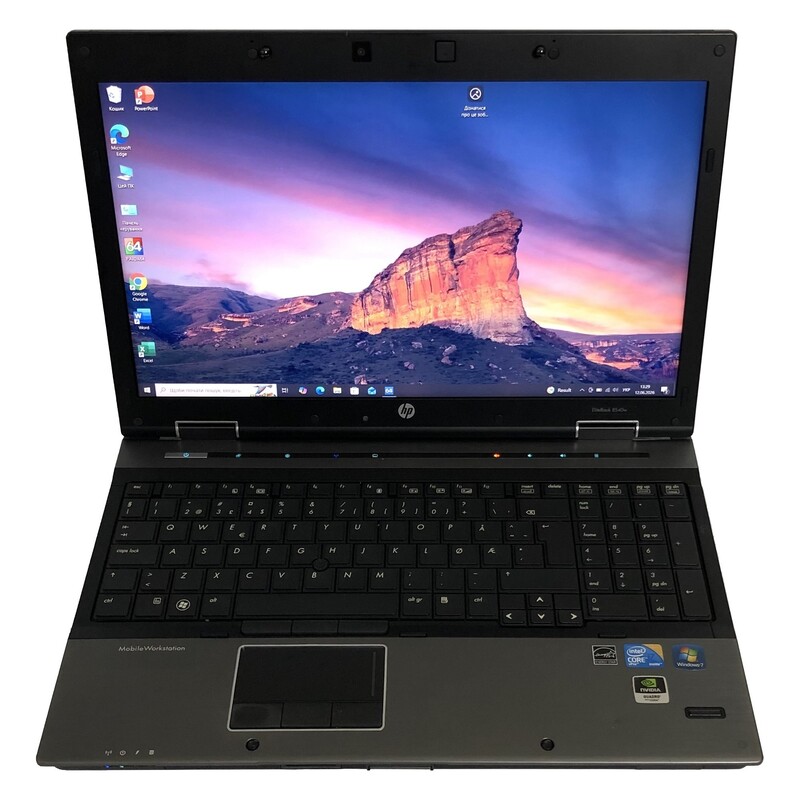 Ноутбук HP Elitebook 8540w / 15.6" FullHD / i7-620M / 8GB / 500GB HDD / NVidia Quadro FX 880M, 1GB / Win10Pro / сканер відбитка - Б/в