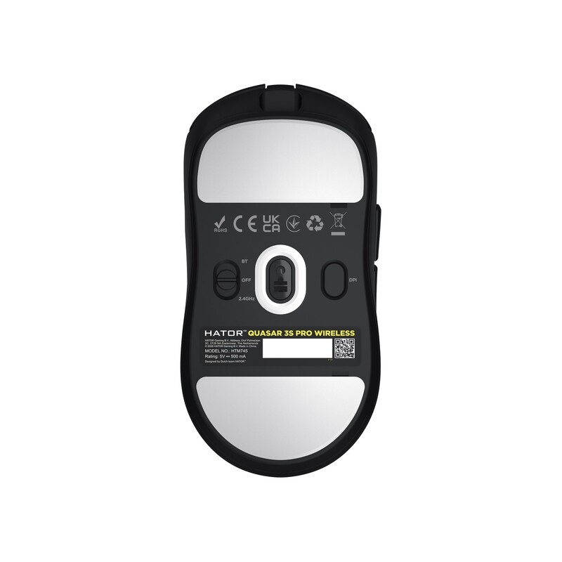 Миша бездротова Hator Quasar 3S Pro Wireless Black (HTM745)