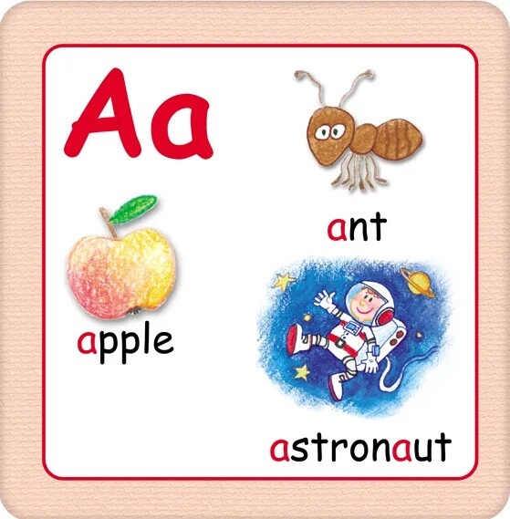 ABC. Английский алфавит в карточках