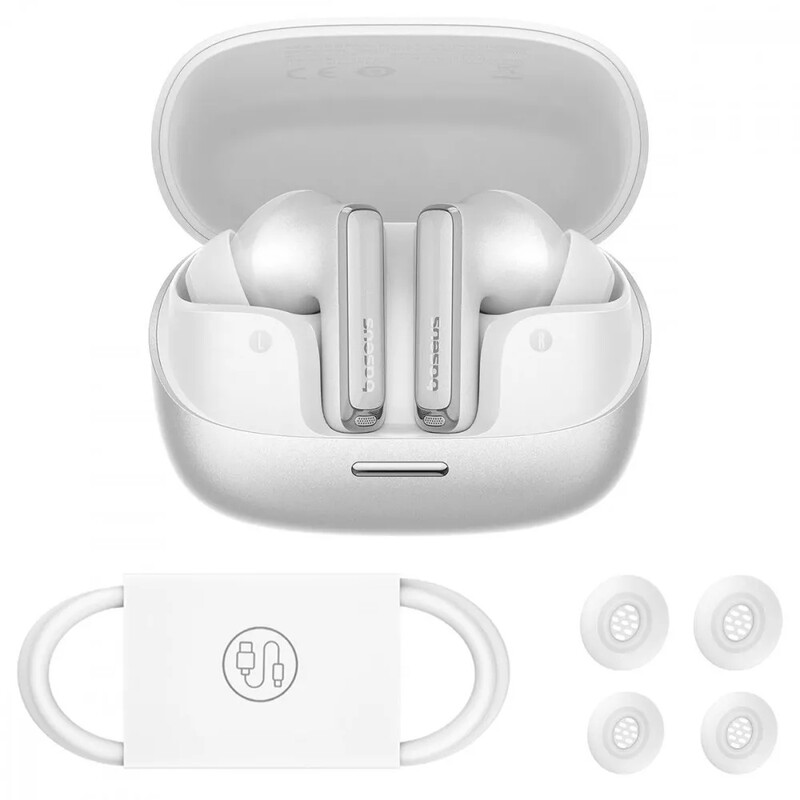 Bluetooth-гарнитура Baseus Bowie M2s Pro TWS White (A00051801213-00)
