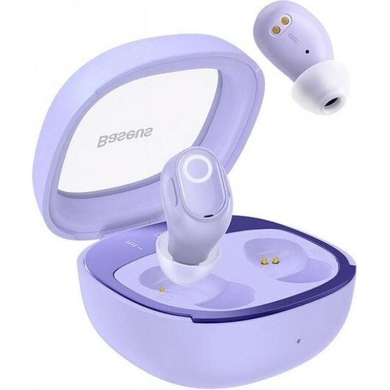 Bluetooth-гарнітура Baseus Bowie WM02+ TWS Purple (NGTW280105)