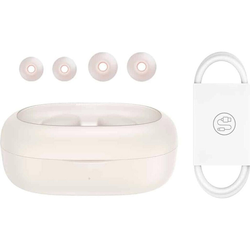 Bluetooth-гарнитура Baseus Bowie WM03 TWS Creamy White (NGTW330302)
