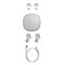 Фото - Bluetooth-гарнитура Baseus Bowie WM01 TWS White (NGTW240002) | click.ua
