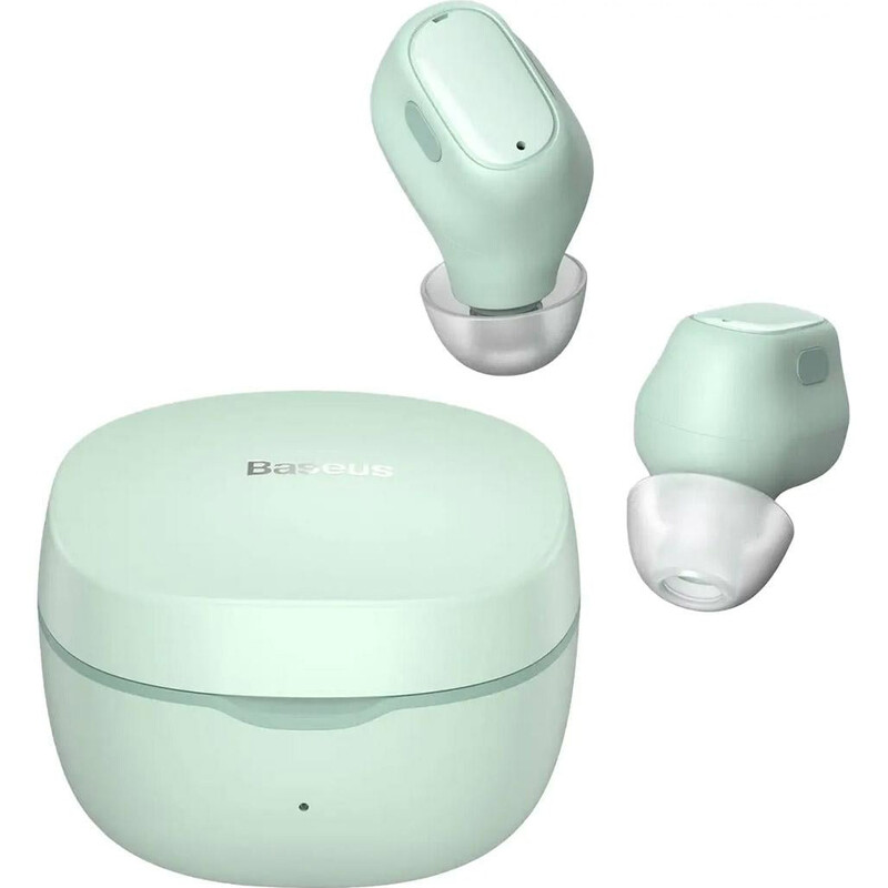 Bluetooth-гарнитура Baseus Bowie WM01 TWS Green (NGTW370006)