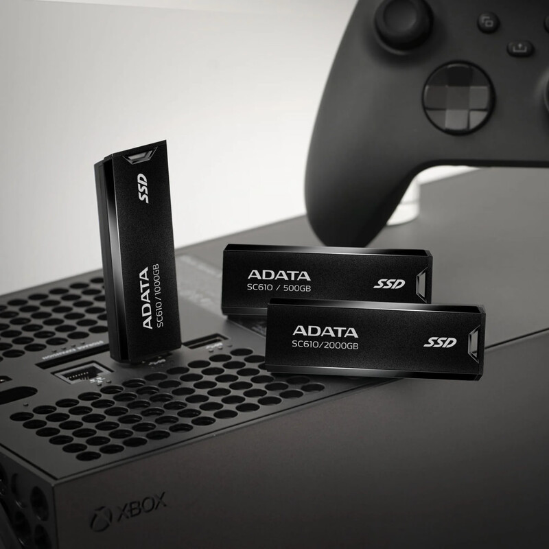 Накопитель внешний SSD USB3.2 1TB A-Data SD610 Black (SC610-1000G-CBK/RD)