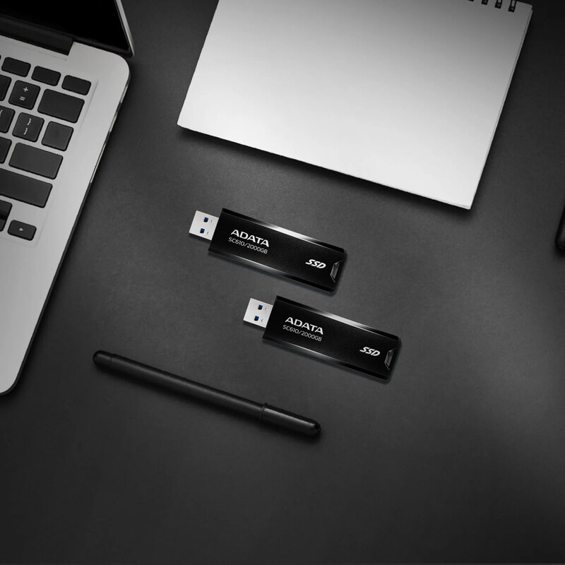 Накопитель внешний SSD USB3.2 1TB A-Data SD610 Black (SC610-1000G-CBK/RD)