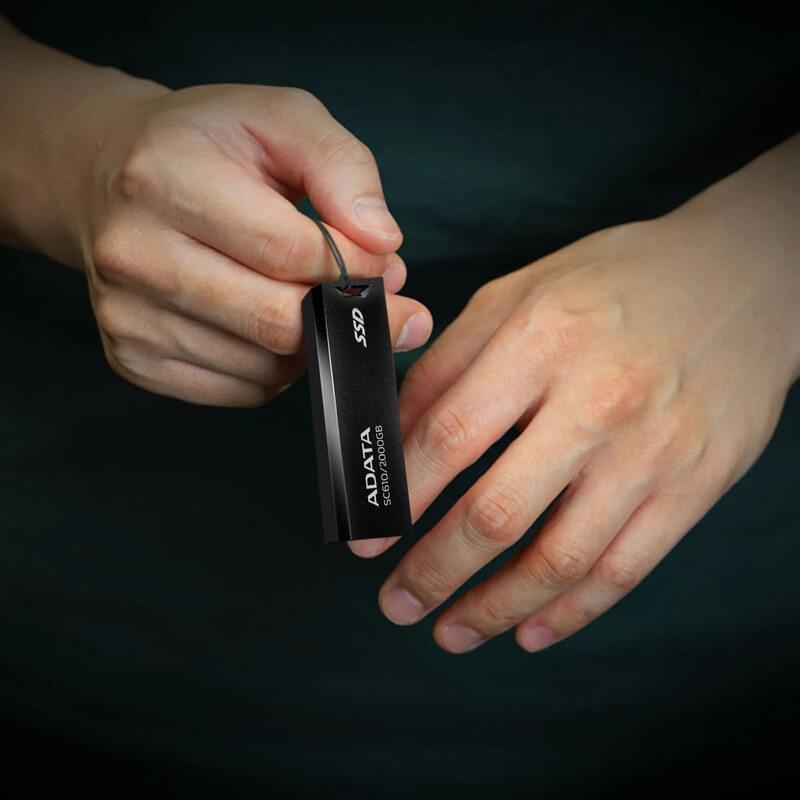 Накопитель внешний SSD USB3.2 1TB A-Data SD610 Black (SC610-1000G-CBK/RD)