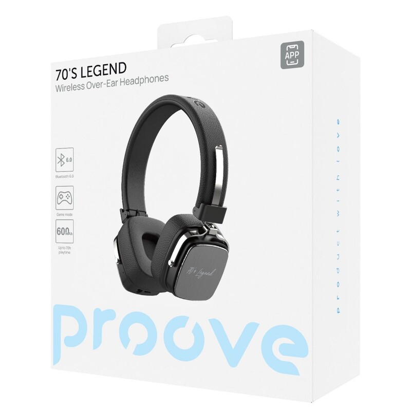 Bluetooth-гарнитура Proove 70’s Legend (APP) Black (HP70L001AP01)