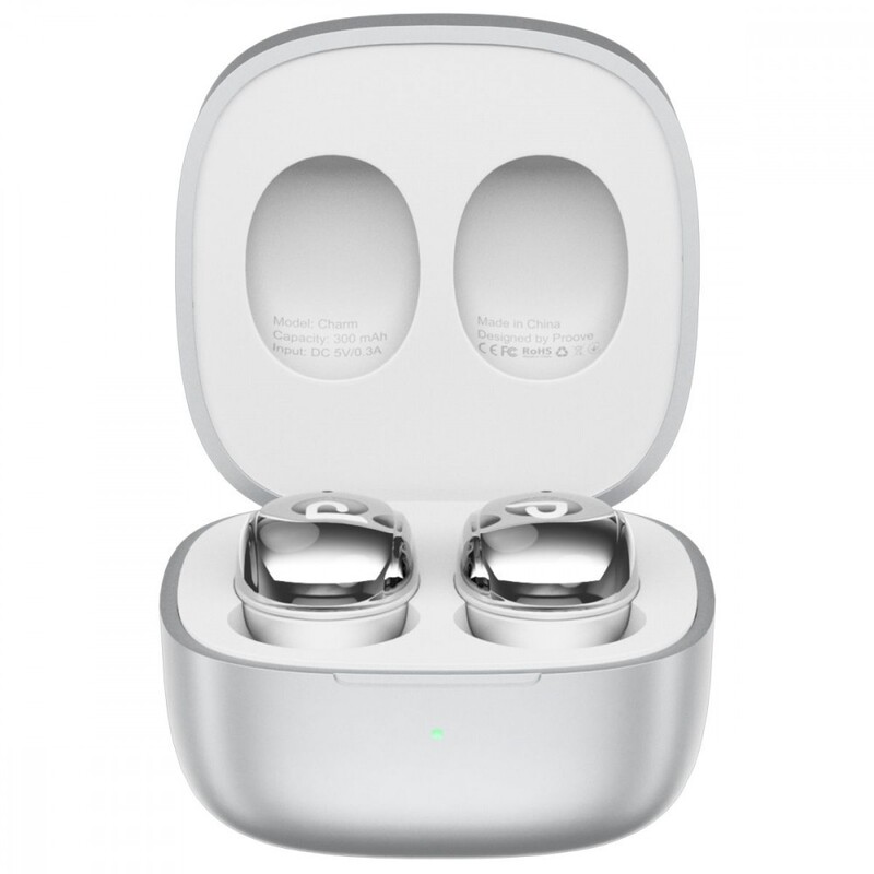 Bluetooth-гарнитура Proove Charm TWS (APP) Silver (TWCH0001AP06)