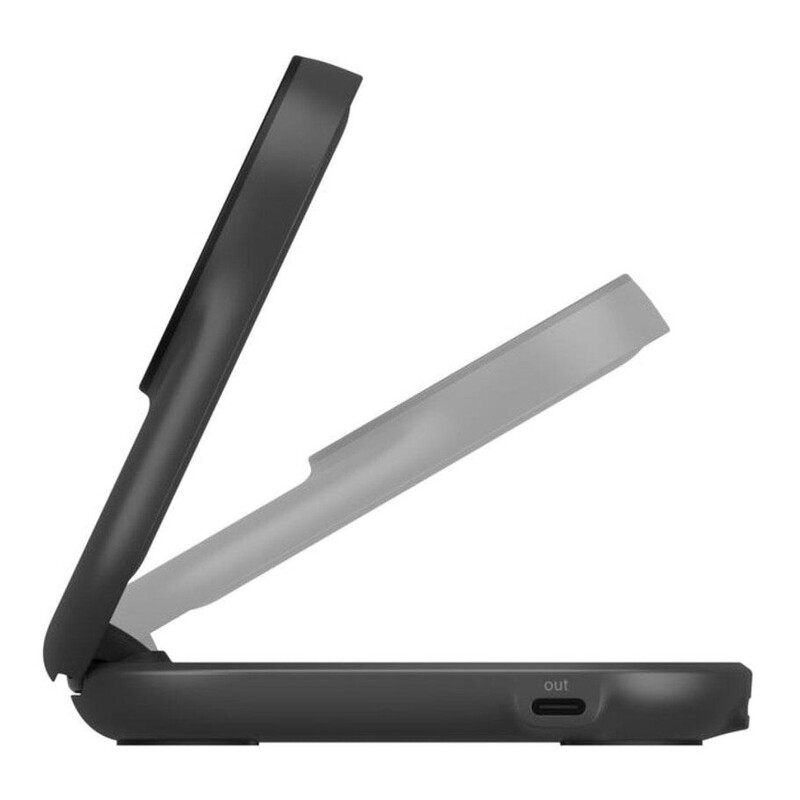 Беспроводное зарядное устройство Belkin UltraCharge 2-in-1 Foldable Magnetic Charger with Qi2 25W Black (WIZ039KQBK)