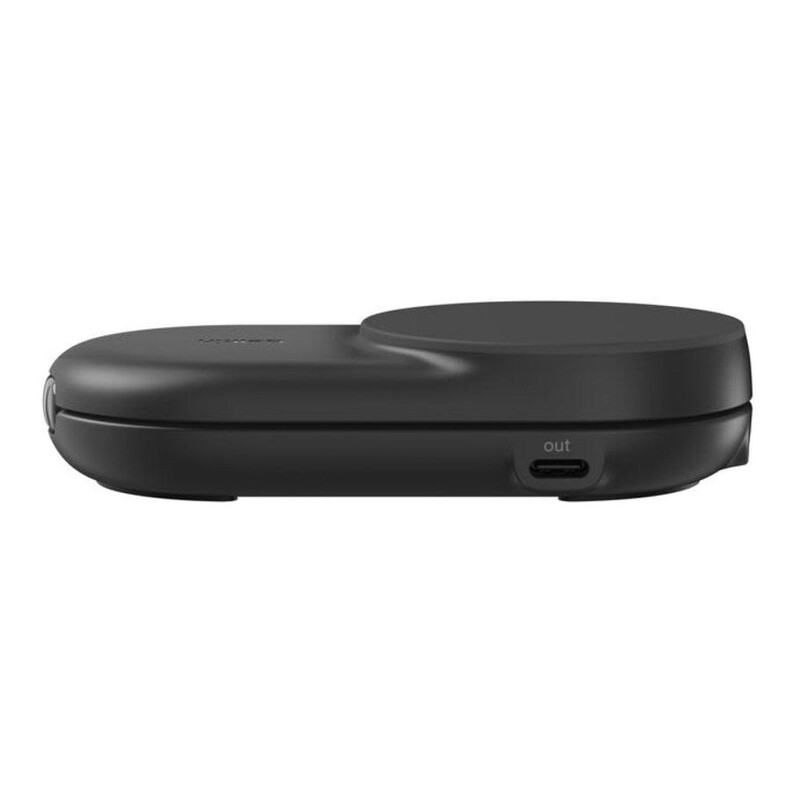 Беспроводное зарядное устройство Belkin UltraCharge 2-in-1 Foldable Magnetic Charger with Qi2 25W Black (WIZ039KQBK)