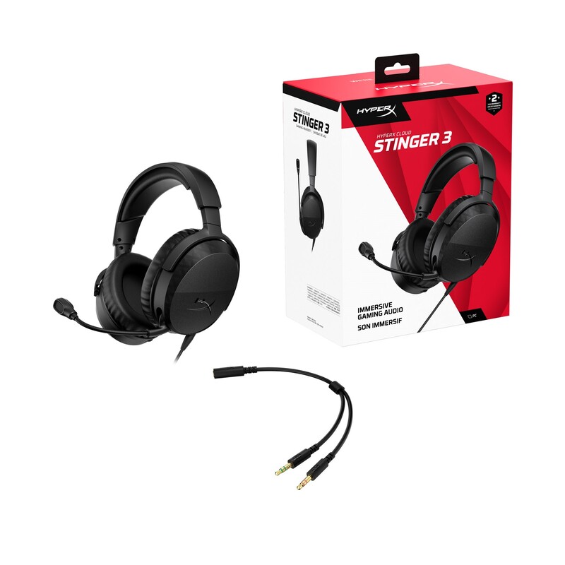 Гарнітура HyperX Cloud Stinger 3 Wired Black (BS1T5AA)