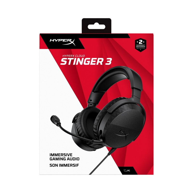 Гарнітура HyperX Cloud Stinger 3 Wired Black (BS1T5AA)