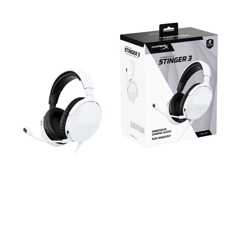 Гарнітура HyperX Cloud Stinger 3 Wired White (BS1T6AA)