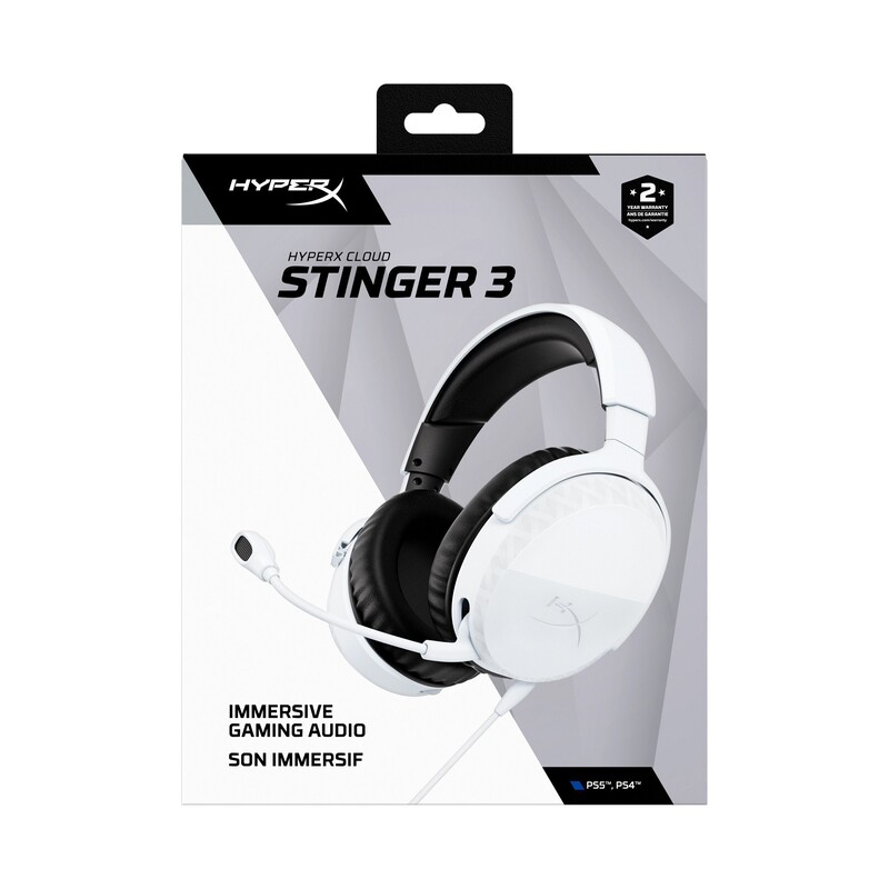 Гарнітура HyperX Cloud Stinger 3 Wired White (BS1T6AA)