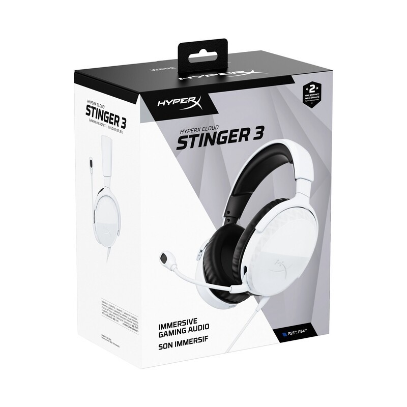 Гарнітура HyperX Cloud Stinger 3 Wired White (BS1T6AA)