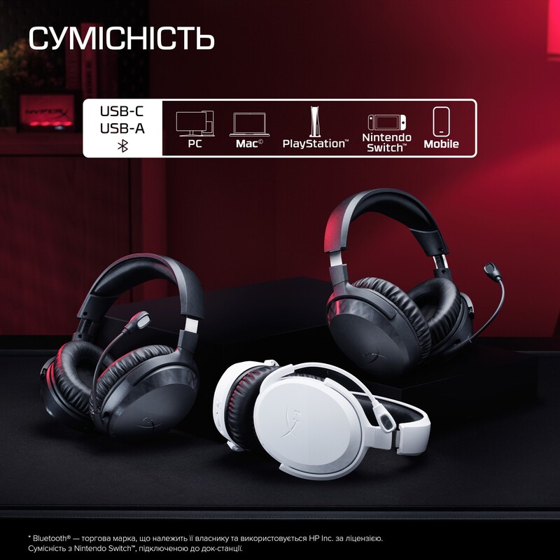 Гарнітура HyperX Cloud Stinger 3 Wireless Black (BS1T8AA)