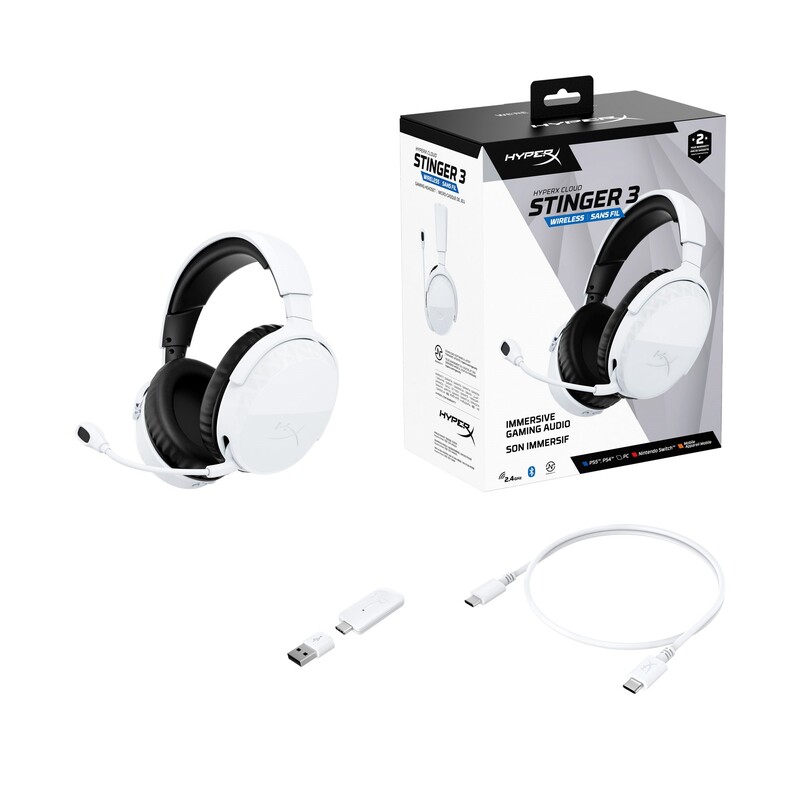 Гарнитура HyperX Cloud Stinger 3 Wireless White (BS1T9AA)