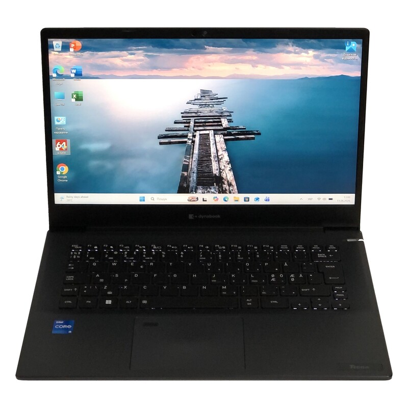 Ноутбук Toshiba Dynabook Tecra A40-K / 14" FullHD IPS / i5-1240P / 16GB / 256GB SSD / Wind11Pro / Backlight / сканер відбитка - Б/в