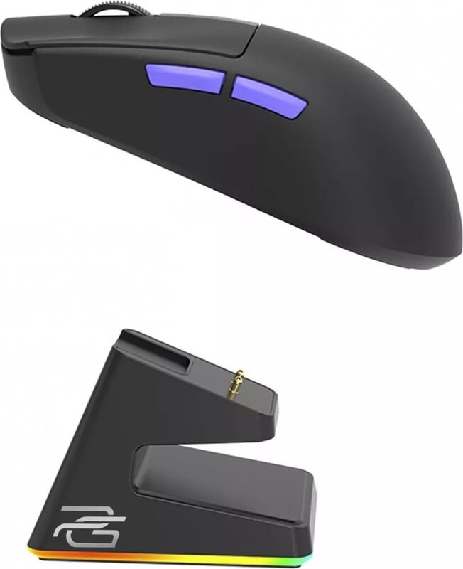 Миша бездротова Proove Gaming Superfight Wireless with charging dock Black/Purple (WMSW00122001)