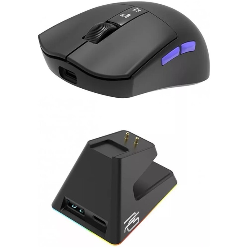 Миша бездротова Proove Gaming Superfight Wireless with charging dock Black/Purple (WMSW00122001)