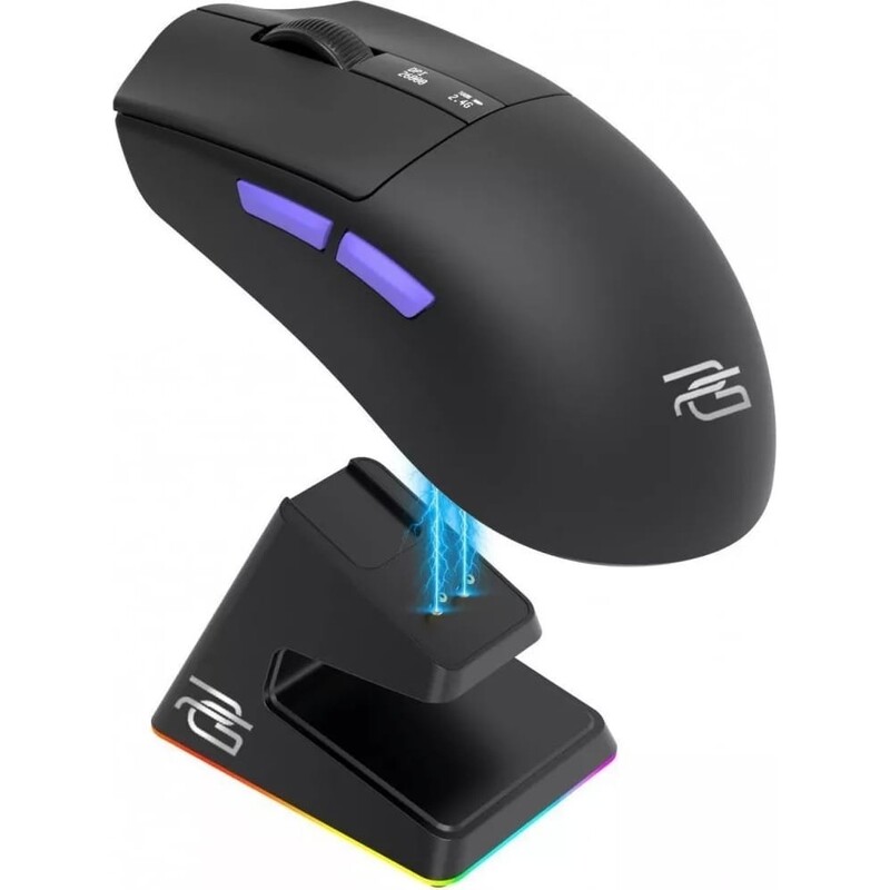 Миша бездротова Proove Gaming Superfight Wireless with charging dock Black/Purple (WMSW00122001)