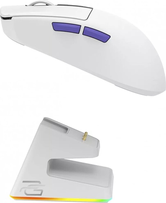 Миша бездротова Proove Gaming Superfight Wireless with charging dock White/Purple (WMSW00122002)