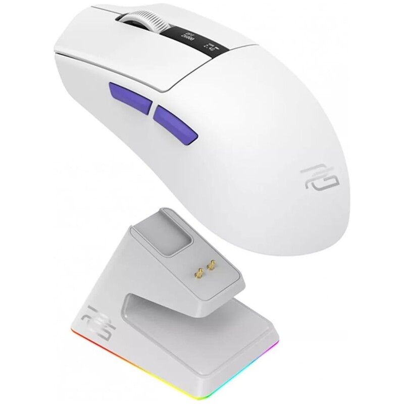 Миша бездротова Proove Gaming Superfight Wireless with charging dock White/Purple (WMSW00122002)