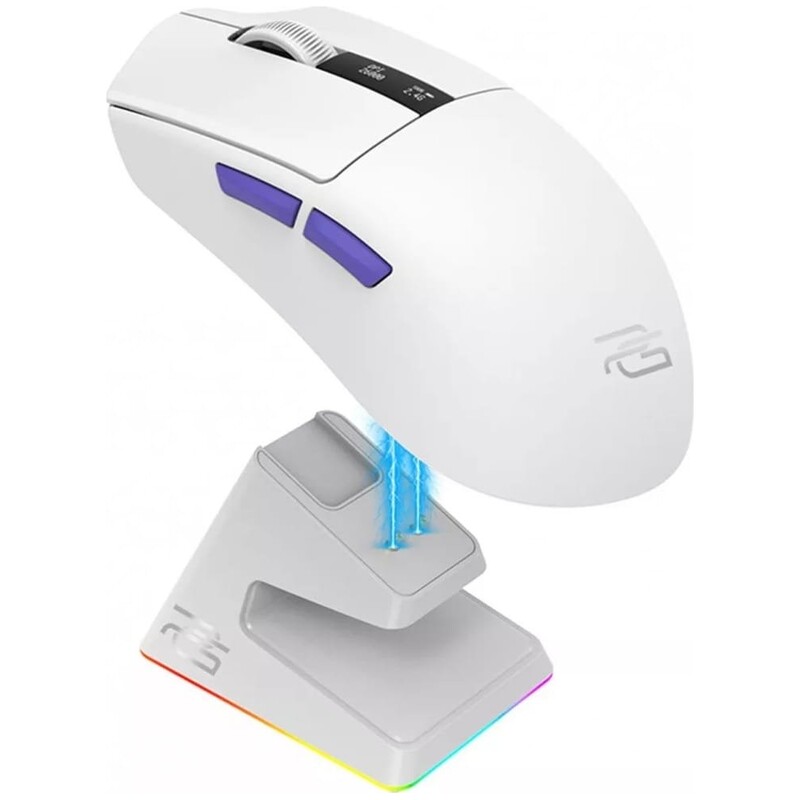 Миша бездротова Proove Gaming Superfight Wireless with charging dock White/Purple (WMSW00122002)