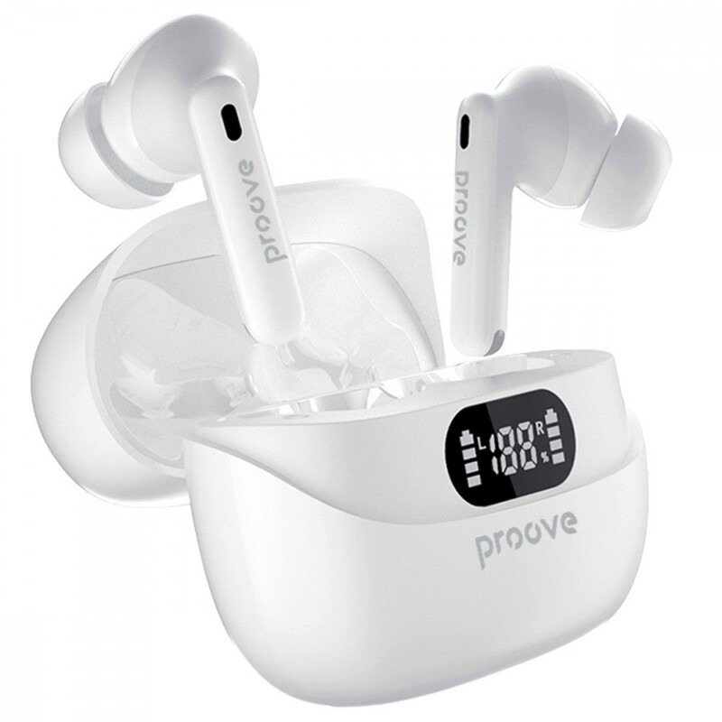 Bluetooth-гарнитура Proove Digital Pro TWS with ANC (APP) White (TWAP54002202)