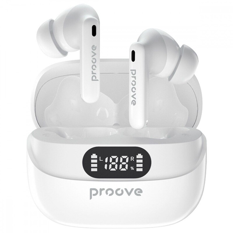 Bluetooth-гарнитура Proove Digital Pro TWS with ANC (APP) White (TWAP54002202)