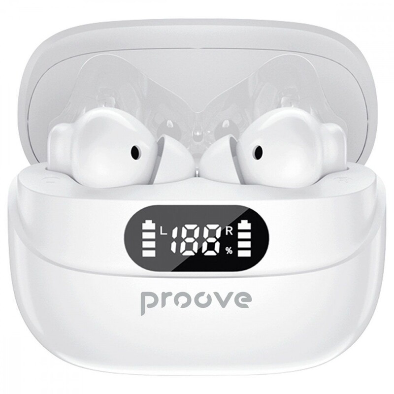 Bluetooth-гарнитура Proove Digital Pro TWS with ANC (APP) White (TWAP54002202)
