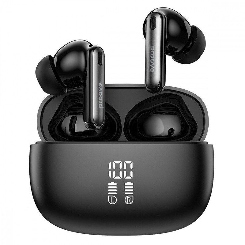 Bluetooth-гарнитура Proove Intro Pro TWS with ANC (APP) Obsidian Black (TWIP0001AP15)