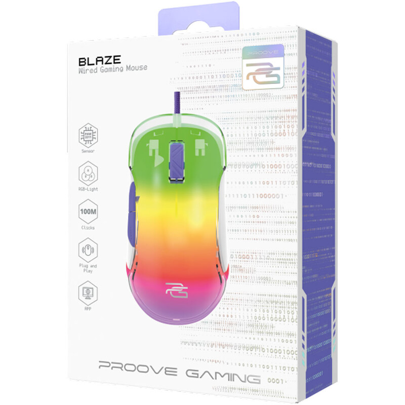 Миша Proove Gaming Gaming Blaze White/Purple (GMBL00102002)