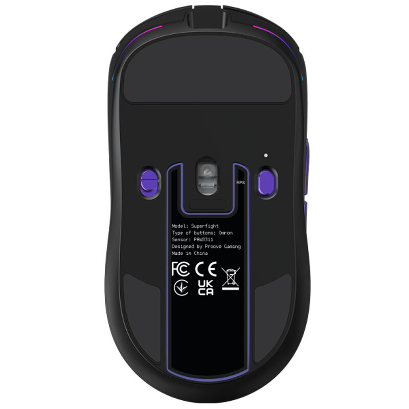 Миша Proove Gaming Superfight Wired Black/Purple (GMSW00102001)
