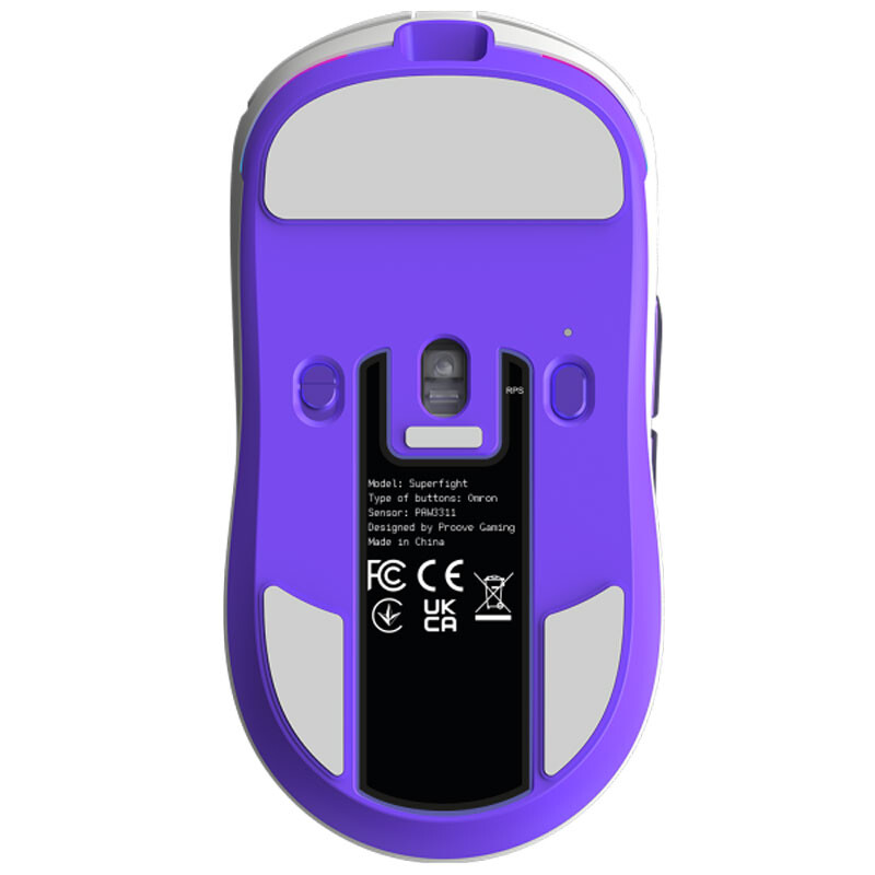 Миша Proove Gaming Superfight Wired White/Purple (GMSW00102002)