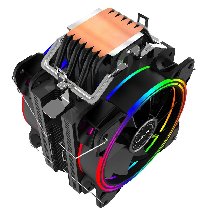 Кулер процесорний Alseye H120D-4.0 Black (AS.01.02.0009)