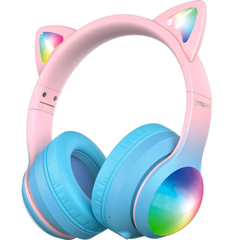 Bluetooth-гарнитура Proove Kids LumiCat (APP) Obsidian Black (HPLC0001AP26)