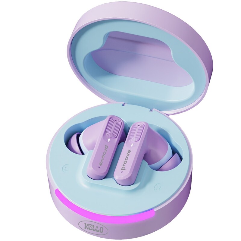 Bluetooth-гарнитура Proove Mello TWS with ANC (APP) Cotton Candy (TWML0001AP24)