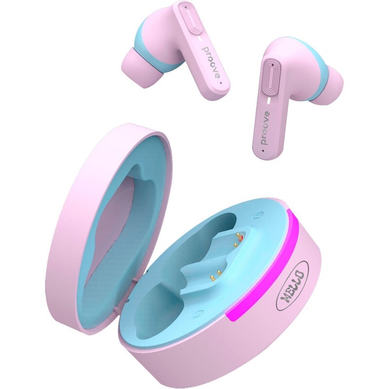 Bluetooth-гарнитура Proove Mello TWS with ANC (APP) Cotton Candy (TWML0001AP24)