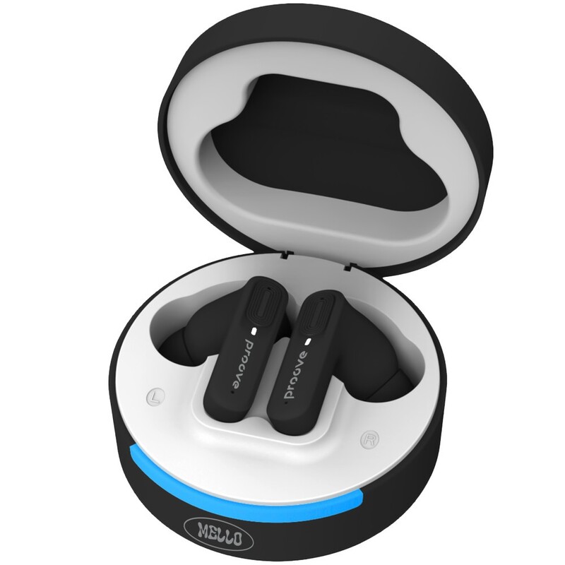 Bluetooth-гарнитура Proove Mello TWS with ANC (APP) Black (TWML0001AP01)