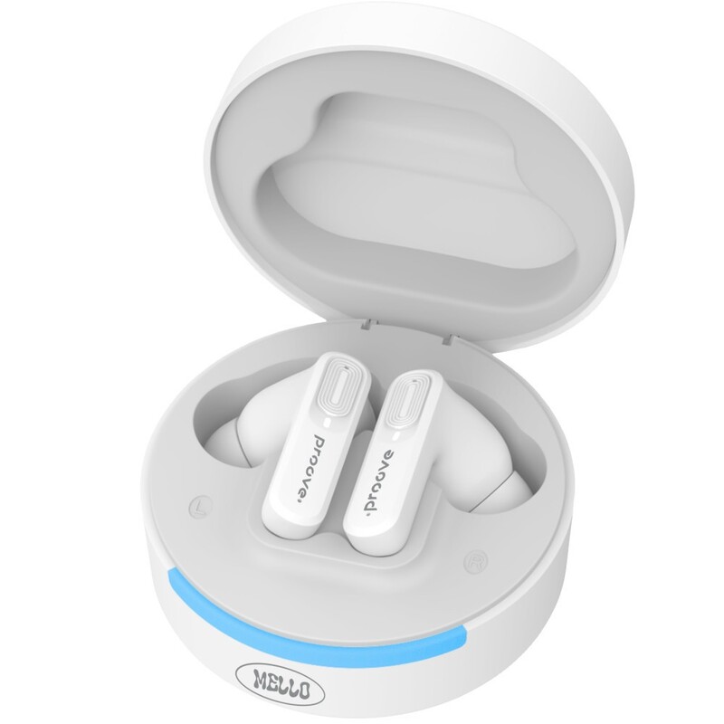 Bluetooth-гарнитура Proove Mello TWS with ANC (APP) White (TWML0001AP02)