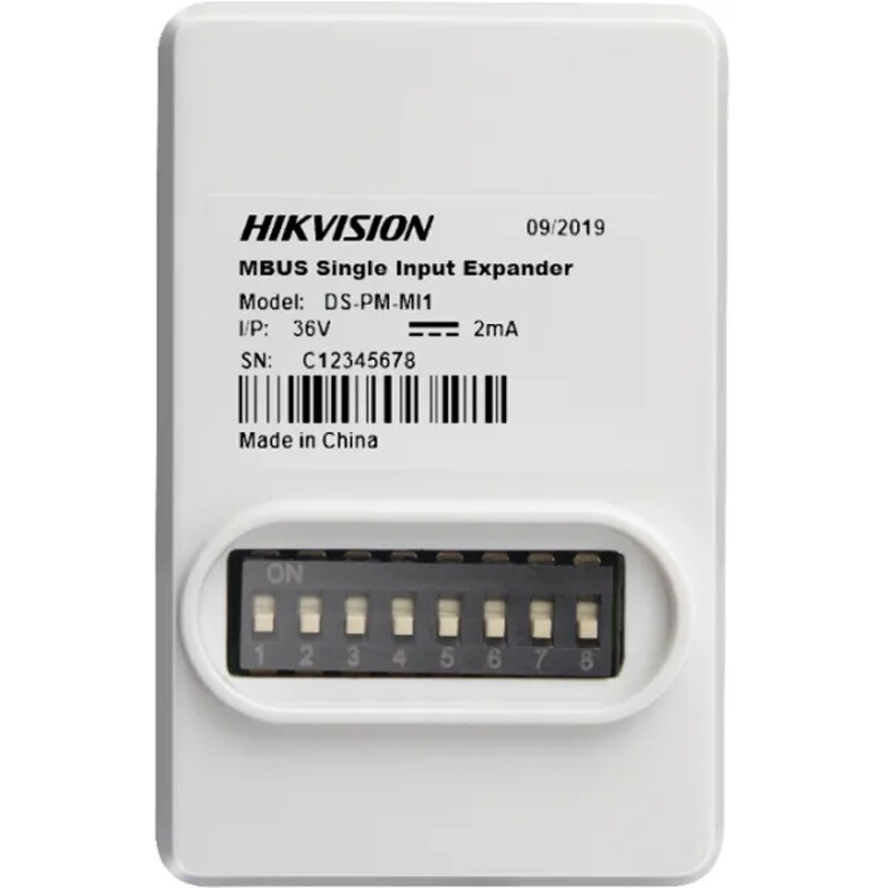 Розширювач шини MBUS на 1 шлейф/зону Hikvision DS-PM-MI1