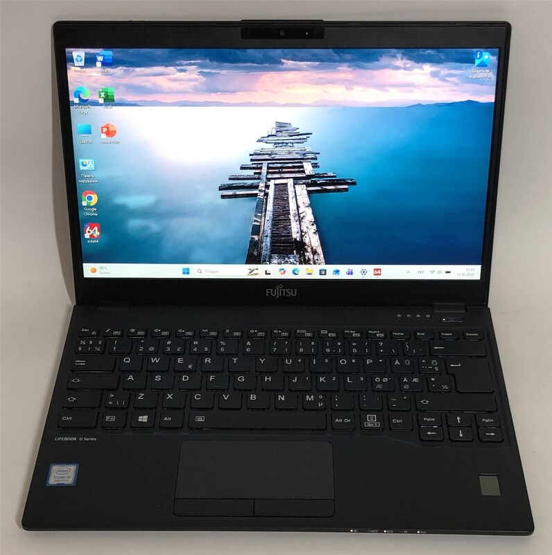 Ноутбук Fujitsu LifeBook U939 / 13.3" FullHD IPS / i5-8265U / 16GB / 256GB SSD / 4G/LTE / Win11Pro / Backlight / сканер відбитка - Б/в