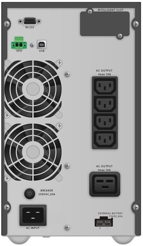 ИБП PowerWalker VFI 3000 TGB 3000VA, 5xIEC (10122100)