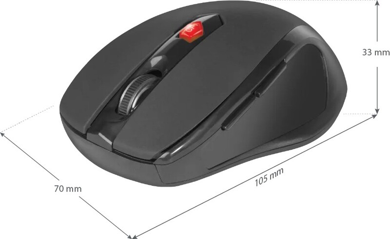Мышь беспроводная Defender Ultra MM-315 Black (52315)