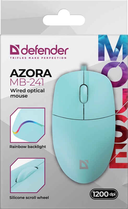 Мышь Defender Azora MB-241 Blue (52243)