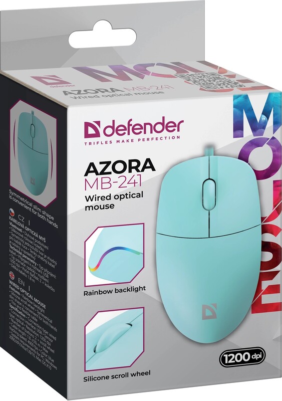 Мышь Defender Azora MB-241 Blue (52243)