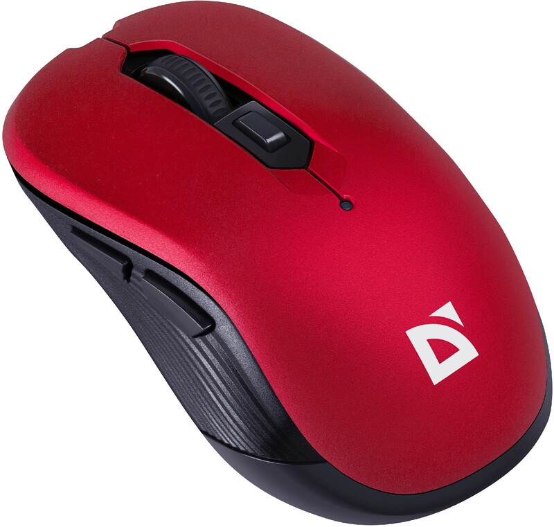 Мышь беспроводная Defender Gassa MM-105 Red (52103)