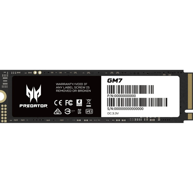 Накопитель SSD 4TB Acer GM7 Predator M.2 2280 PCIe 4.0 x4 3D NAND (BL.9BWWR.120)